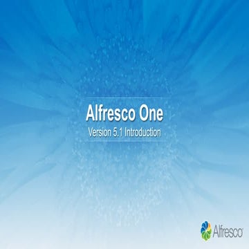 Webinar: Le novità di Alfresco 5.1 