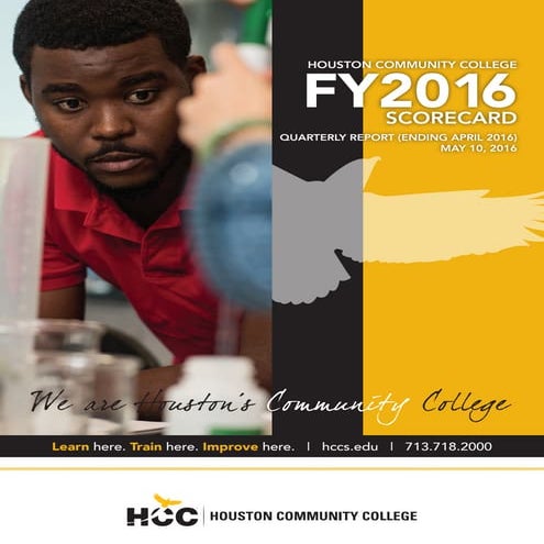 HCC Performance Scorecard (Ending April 2016)