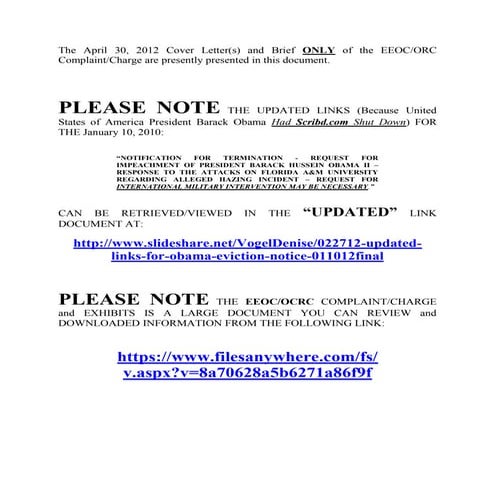 EEOC - Effective Position Statements (040517) - HIGHLIGHTED | PDF