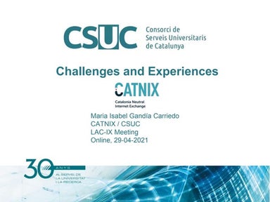 CATNIX: Desafíos y experiencia