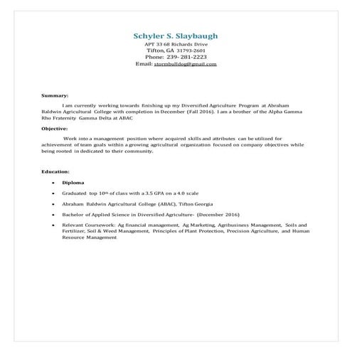Cal Poly Resumer | DOCX