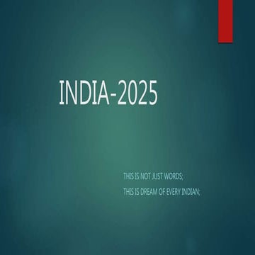 INDIA-2025 | PPT