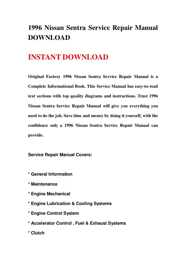 [PDF-7916] 1996 Nissan Maxima Service Manual Downloa | 2019 Ebook Library
