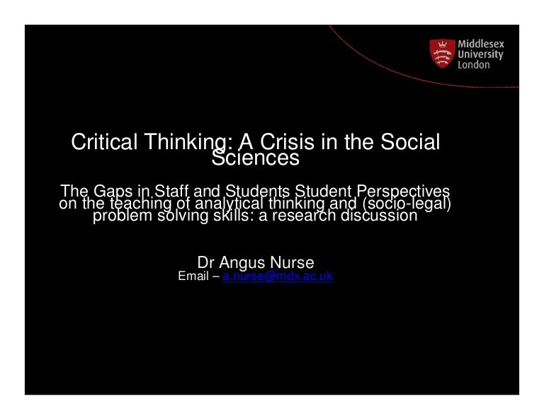 Lack of critical thinking in america image