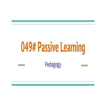 049# Passive Learning.pptx
