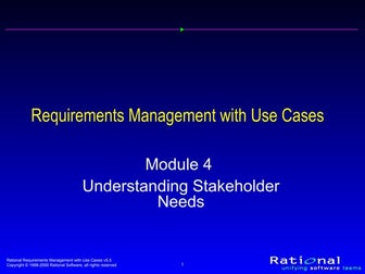 Understanding Stakeholder Needs