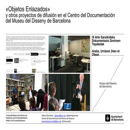 IX Encuentros de Centros de Documentación de Arte Contemporáneo en Artium - Albert Díaz Mota