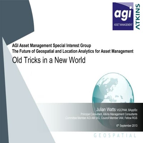 Julian Watts - AGI Asset Management SIG (Sep 2013)