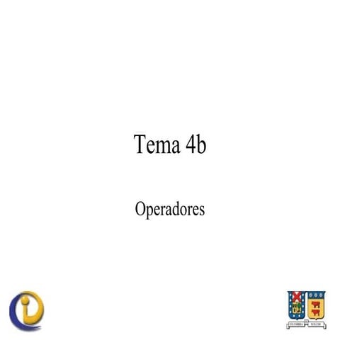 04b operadores