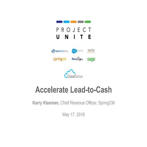 From Lead to Cash Demo