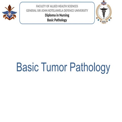 Basic Tumor Pathology in human body.pptx