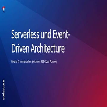 Serverless und Event-Driven Architecture