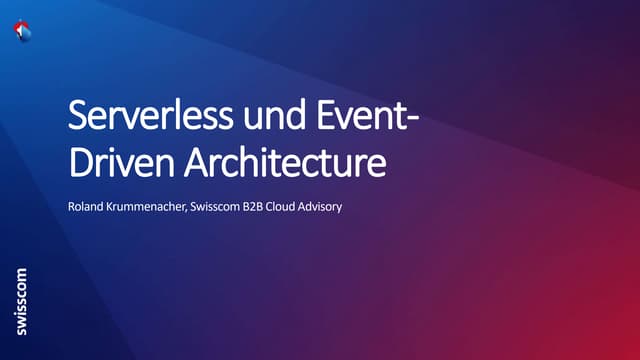 Serverless und Event-Driven Architecture