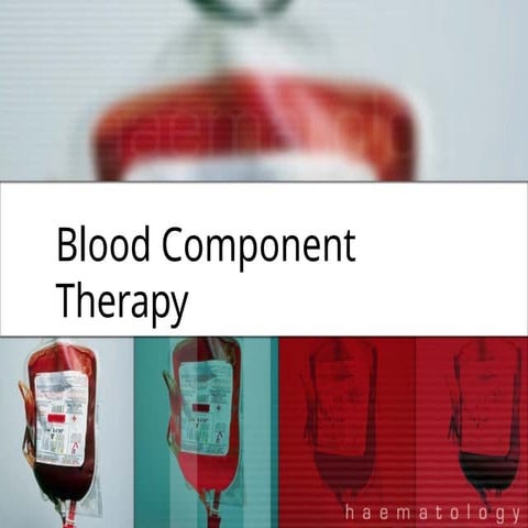Comprehensive Guide to Blood Component Therapy and Transfusion ...