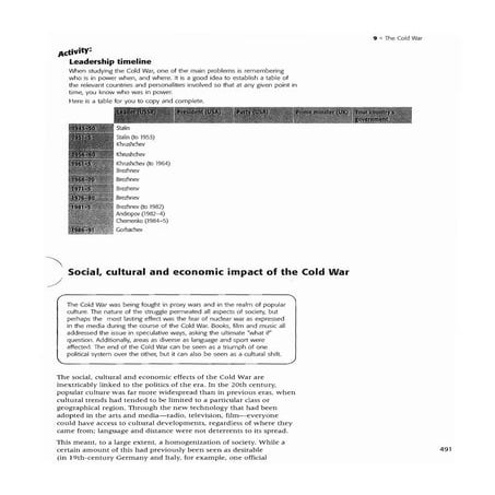 04 b the cold war_social cultural and economic impact of the cold war | PDF