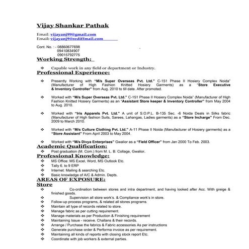 rajesh resume | DOC