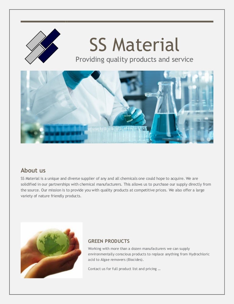 Chemical Brochure