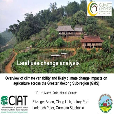 Land use analysis in GMS
