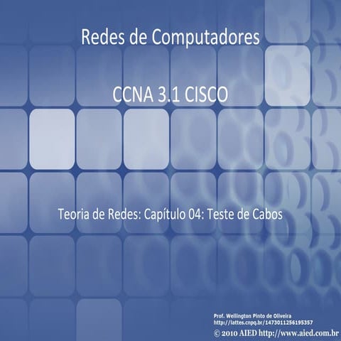 Capítulo 4 do CCNA
