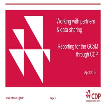 CK2018: Working with Partners & Data Sharing 