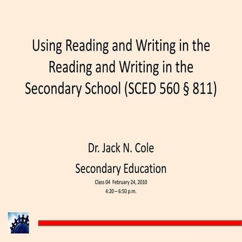 04 Ced560 Section811 Th1620to18500027 Hh408 Spring2010 February24
