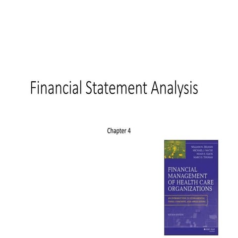 Chapter 4: Financial Statement Analysis