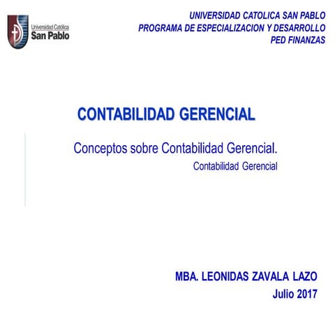 Contabilidad de costos y gerencial | DOCX