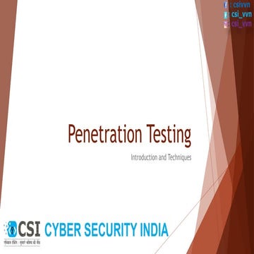 Introduction to Penetration Testing - By Cyber Expert Amish Patel - 8690029004