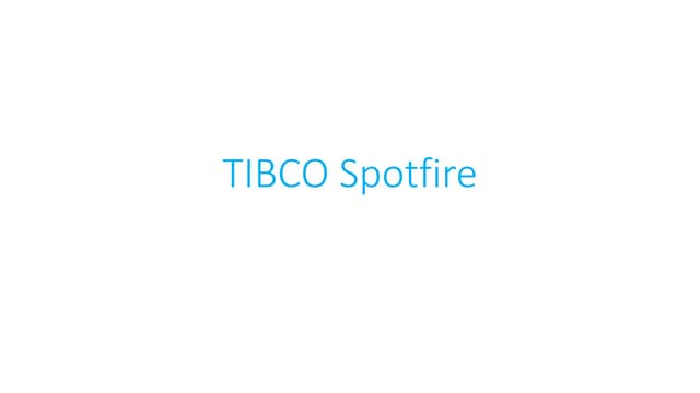 TIBCO Spotfire