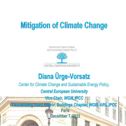 Theme 4 - Climate Change Mitigation and Adaptation | PPTX