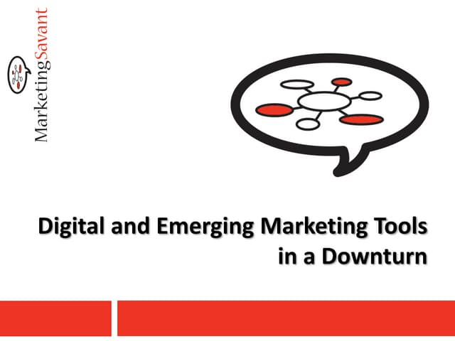 Digital And Emerging Marketing Strategies