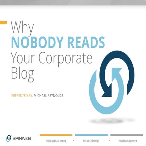 Michael Reynolds Corporate Blog