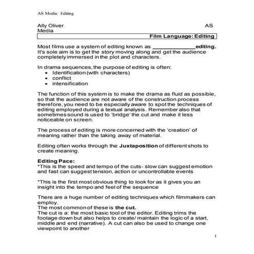 04 editing notes sheet