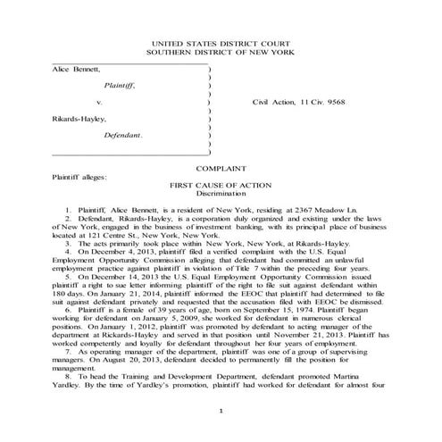 LEGL Civil Litigation Complaint