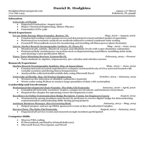 Thomas Goodall Professional Resume Redesigned | DOCX