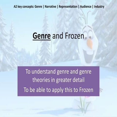 04 genre and frozen