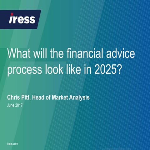 What will the financial advice process look like in 2025?
