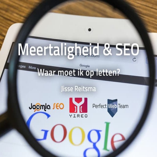 Meertaligheid & SEO - Joomla SEO Expert Sessie
