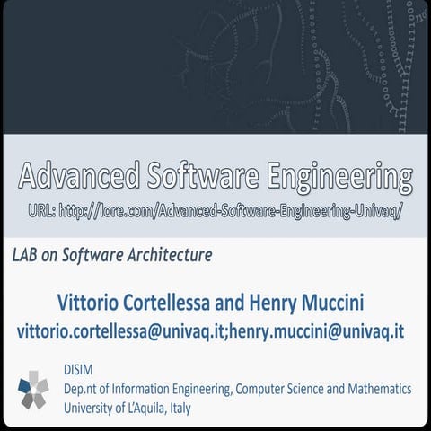 Software Architecture Lab