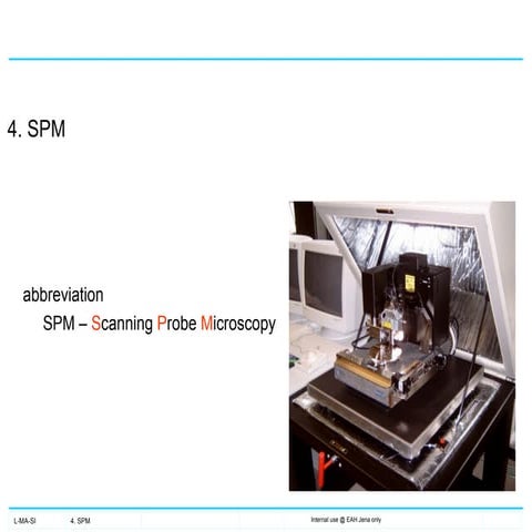 Scanning Probe Microscopy Engineering and Technology