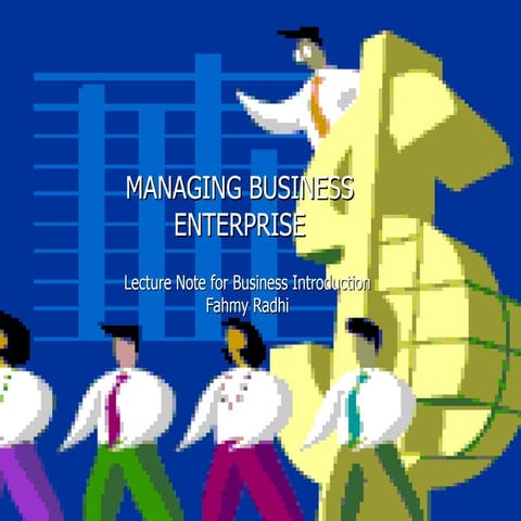 04 Managing And Organizing Business Enterprise