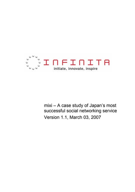 mixi Research Report Preview