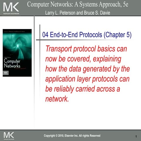 04 MK-PPT End-to-End Protocols.ppt | Computer Networking | Computing