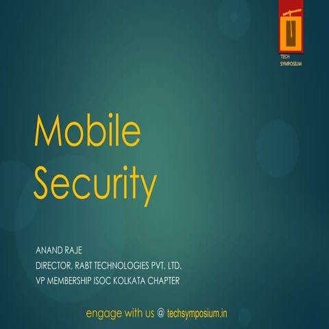 Mobile Security Basics