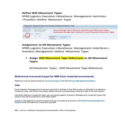 04 movement types and transfer requirement