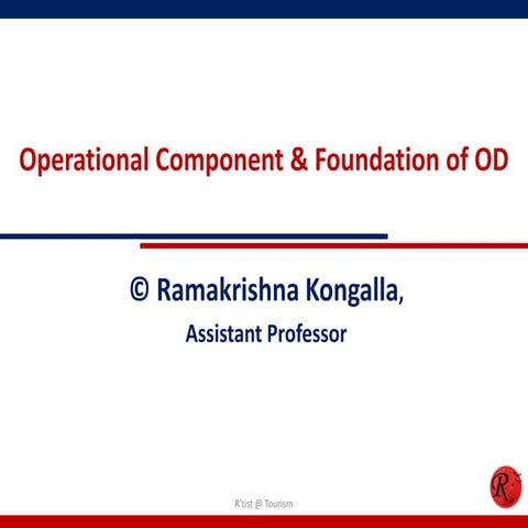 Operational Components of OD
