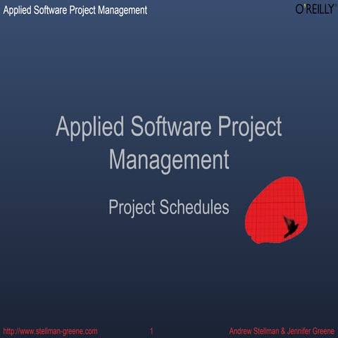 04 project schedules on how to manage schedule