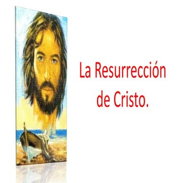 LA RESURRECCIÓN DE CRISTO