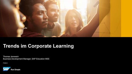 Trends im Corporate Learning