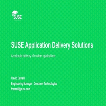 SUSE Application Delivery Solutions